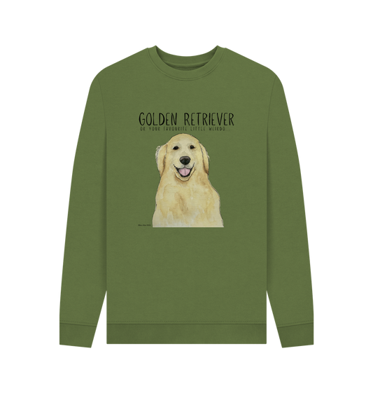 Khaki Printed Sweater