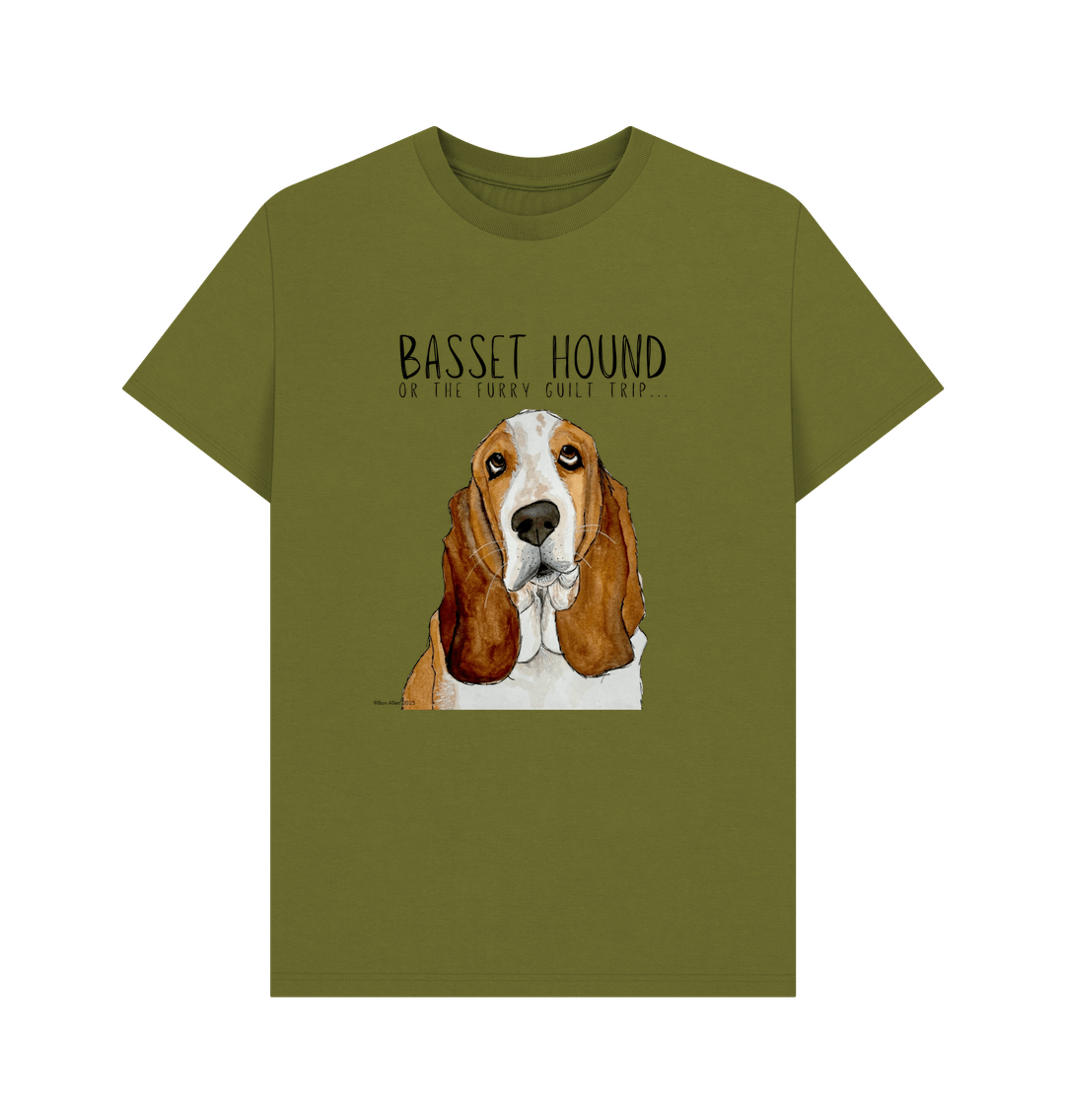 Moss Green Printed T-shirt