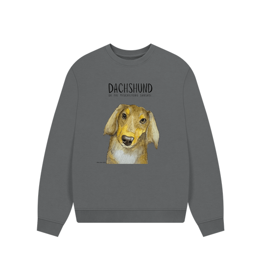 Slate Grey Printed Sweater