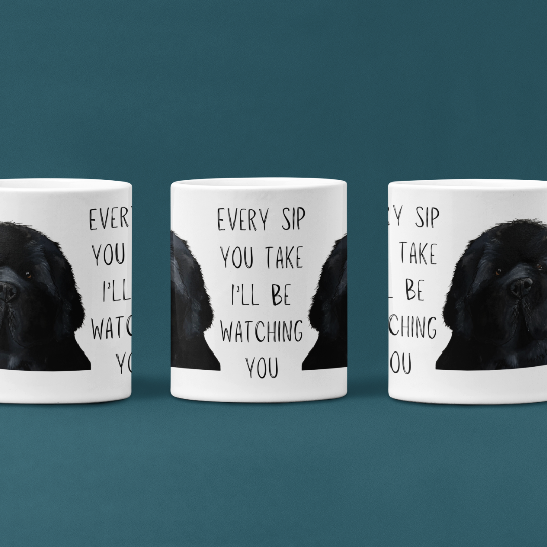 Couch-Sized Rescue Bear Mug – Hilarious Newfoundland Coffee Companion