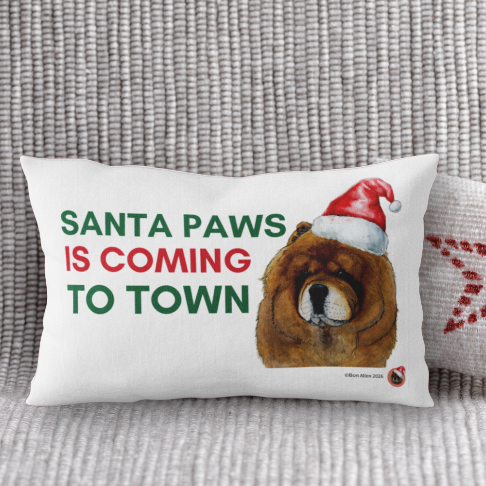 Personalised Linen Christmas Cushion Cover