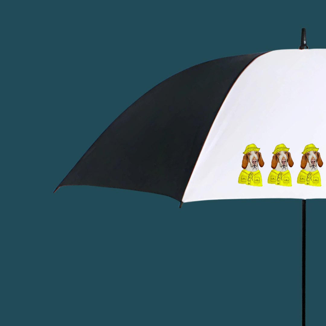 Bracco Italiano Golf Umbrella – High End Canine Elegance with Slightly Suspicious Intent
