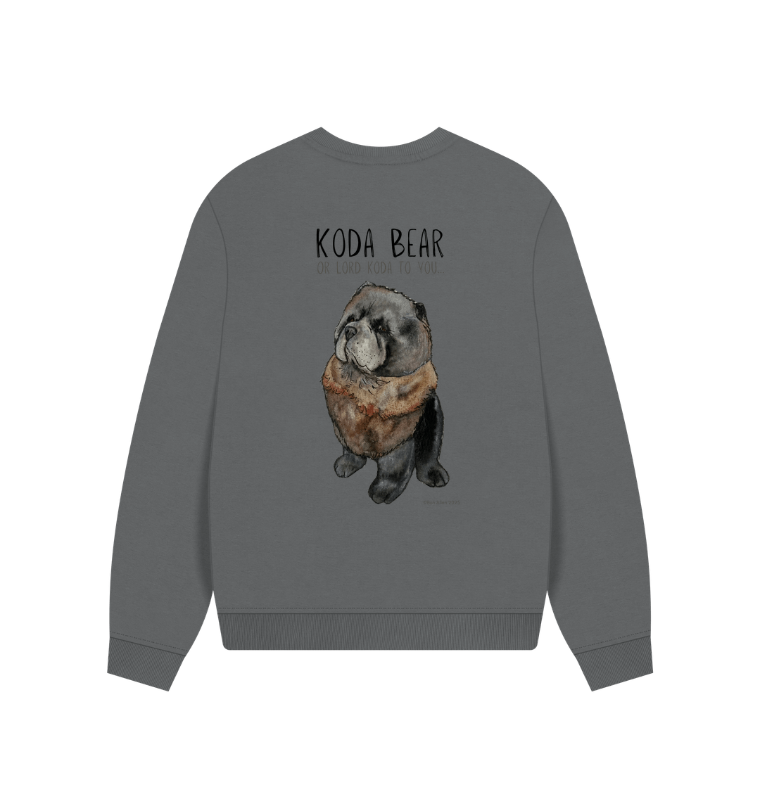 Slate Grey Printed Sweater
