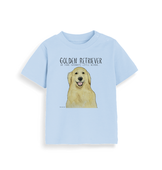 Dusty Blue Printed Kids T-Shirt