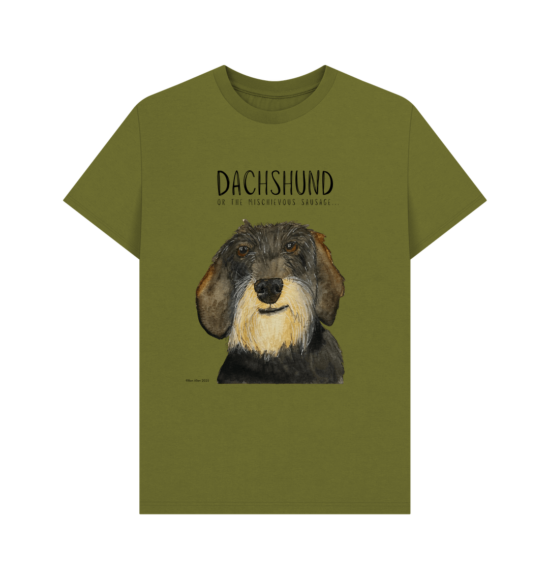 Moss Green Printed T-shirt