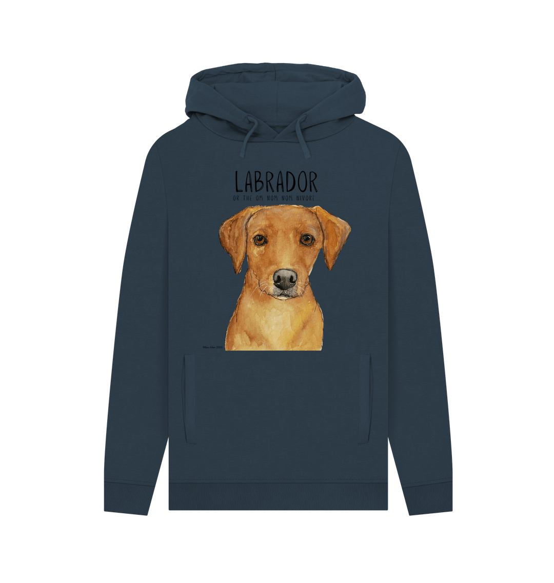 Navy Printed Hoody
