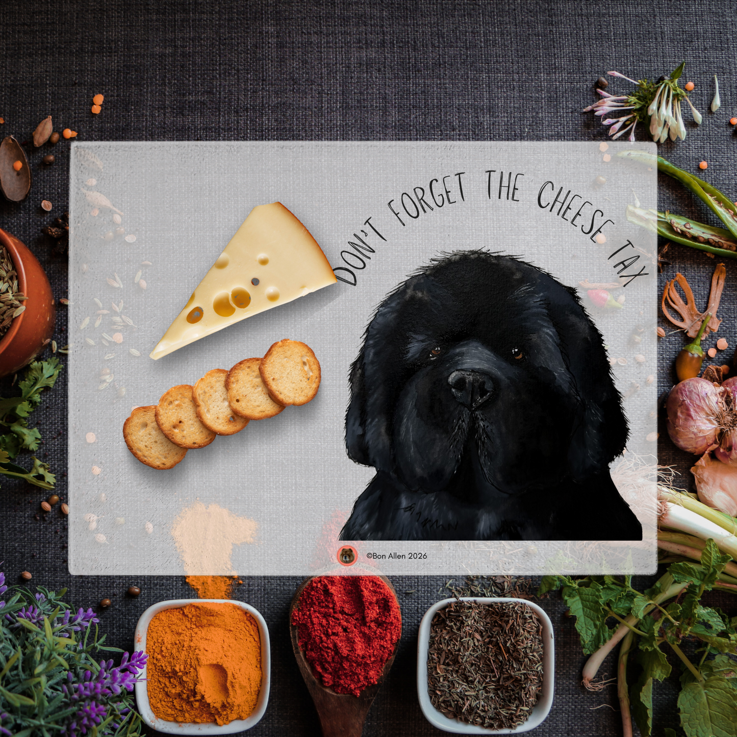 Newfoundland “Cheese Tax” Chopping Board