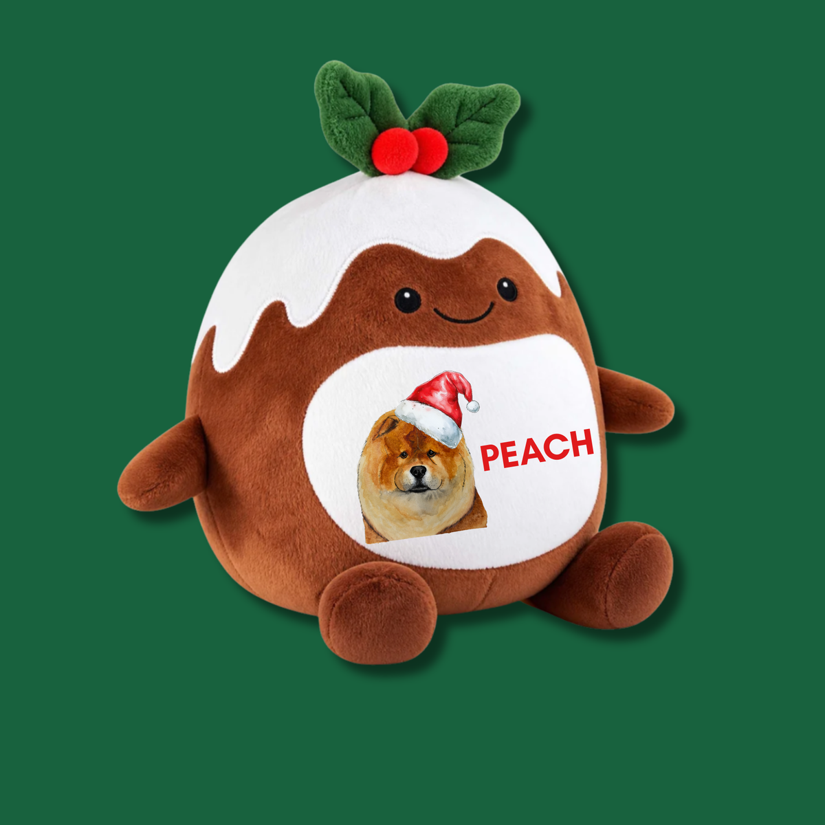 Personalised Christmas Pudding Plushie