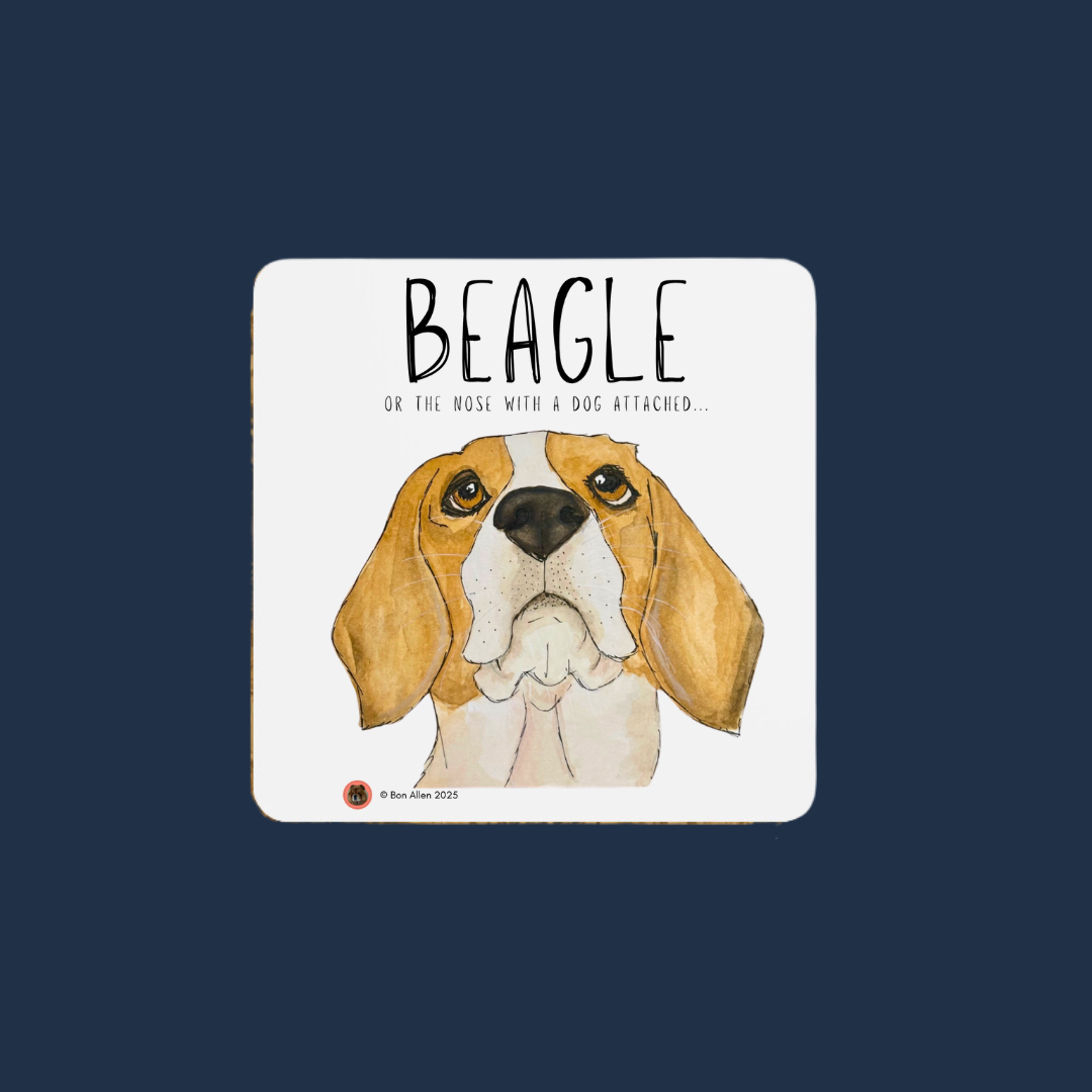 Beagle Nose Knows: 4 Hilarious Dog Coasters
