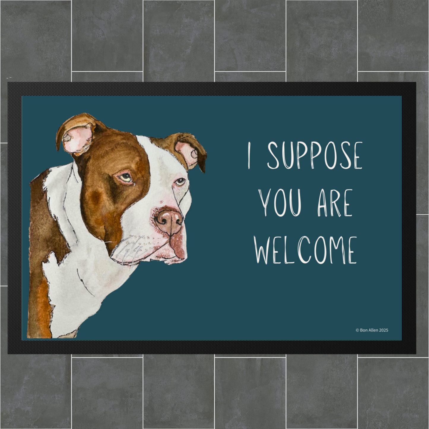 Personalised Pet Doormat – Welcome (Or Else!)