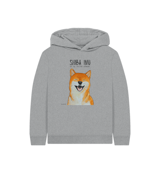 Athletic Grey Printed Kids Hoodie