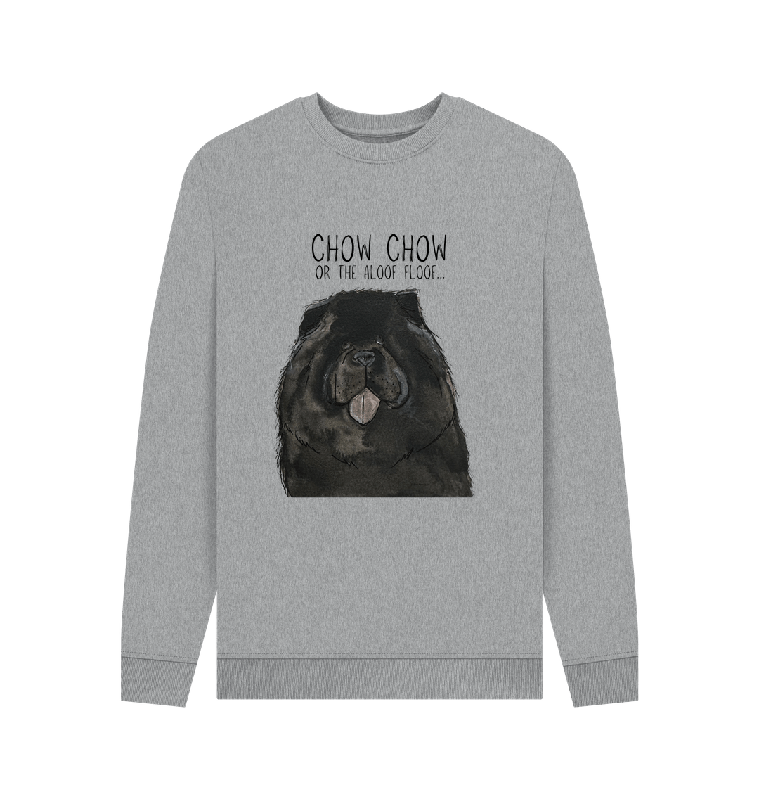 Light Heather Printed Sweater Front