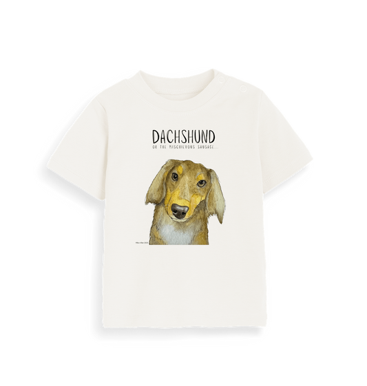 Organic Natural Printed Kids T-Shirt