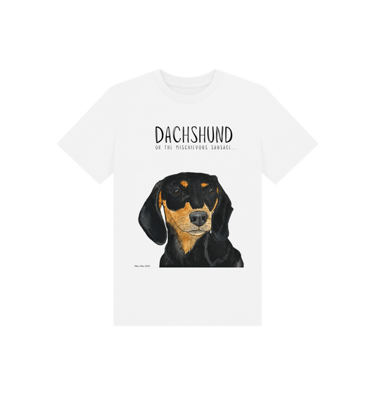 White Printed Kids T-Shirt
