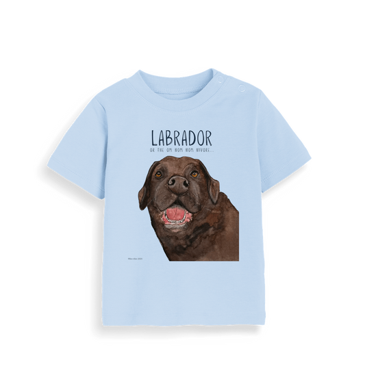 Dusty Blue Printed Kids T-Shirt