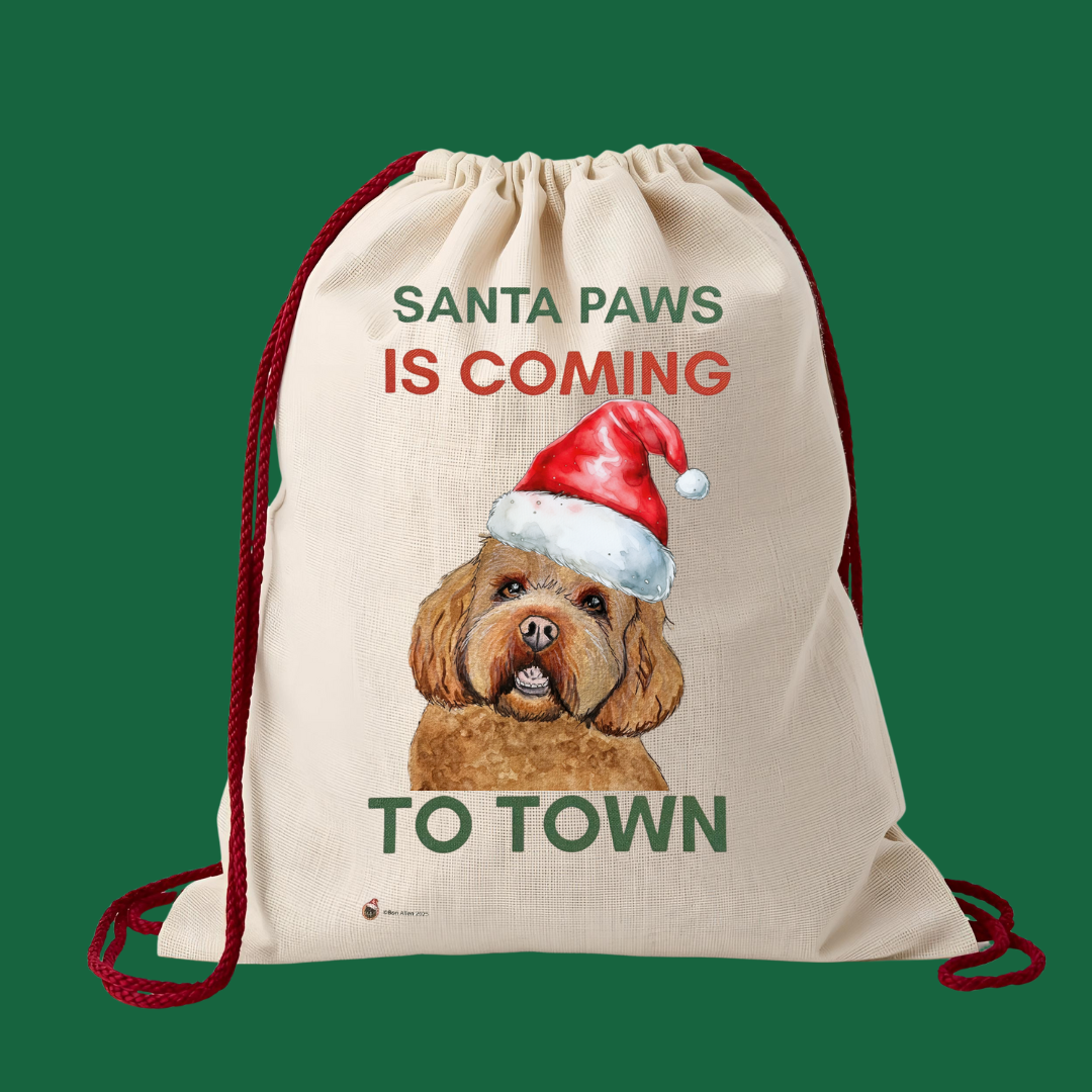 Santa Paws is coming to Town Santa Sack