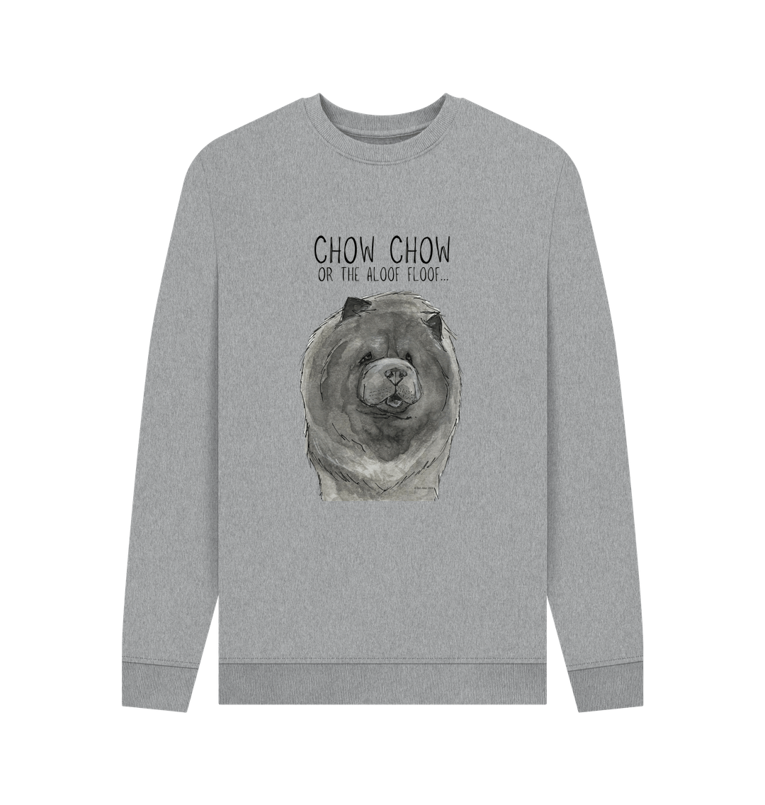 Light Heather Printed Sweater Front