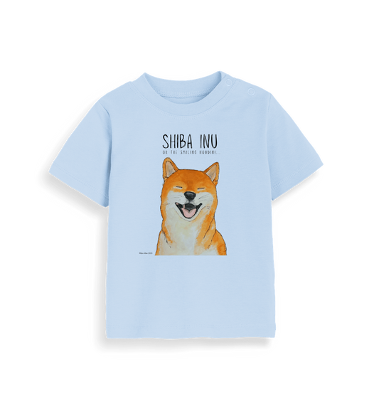 Dusty Blue Printed Kids T-Shirt