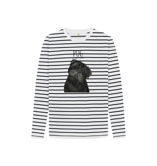 Navy Stripes Printed Kids T-Shirt