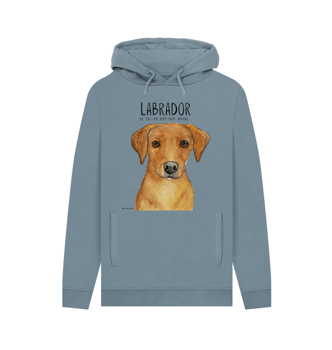 Stone Blue Printed Hoody