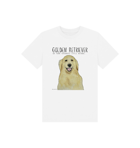 White Printed Kids T-Shirt