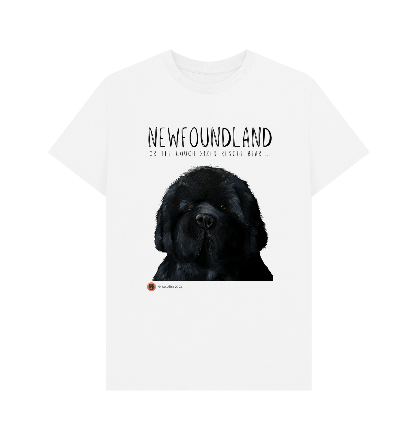 White Printed T-shirt Front