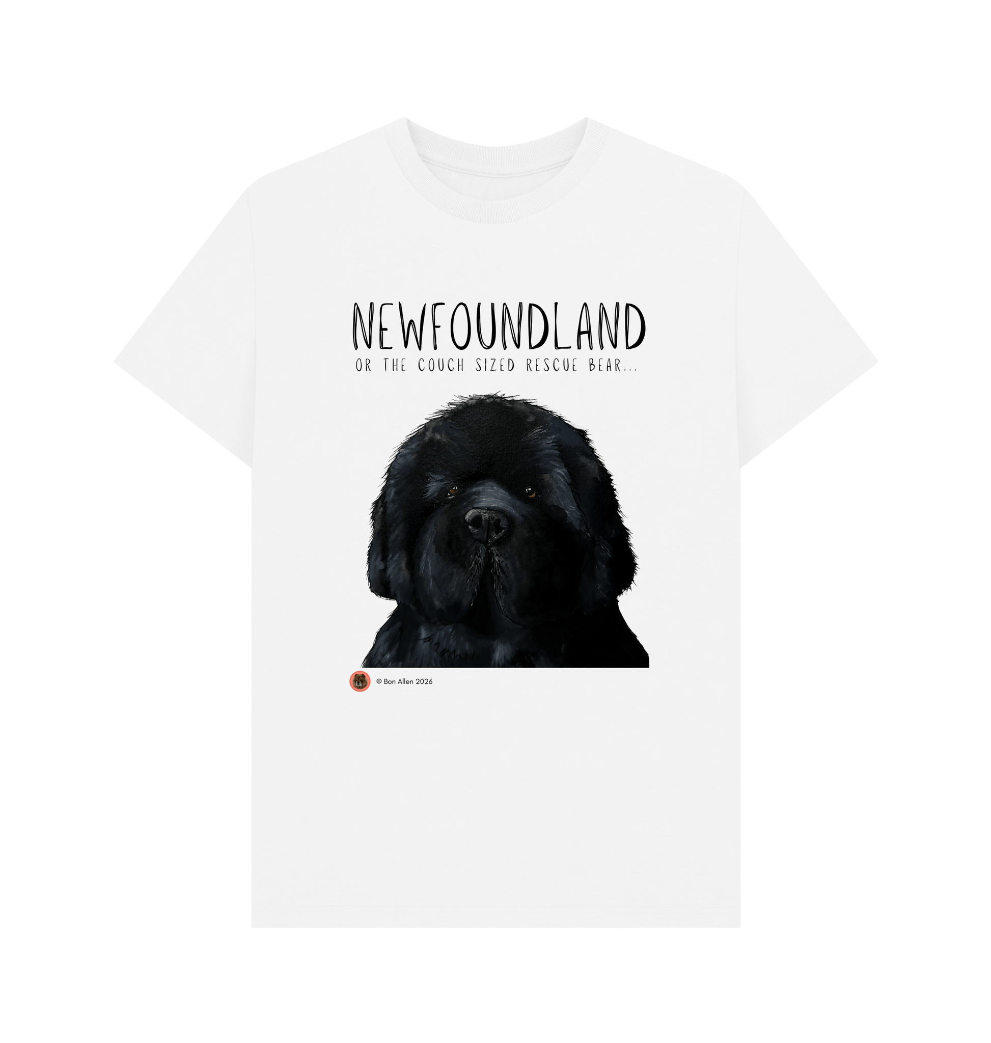 White Printed T-shirt Front