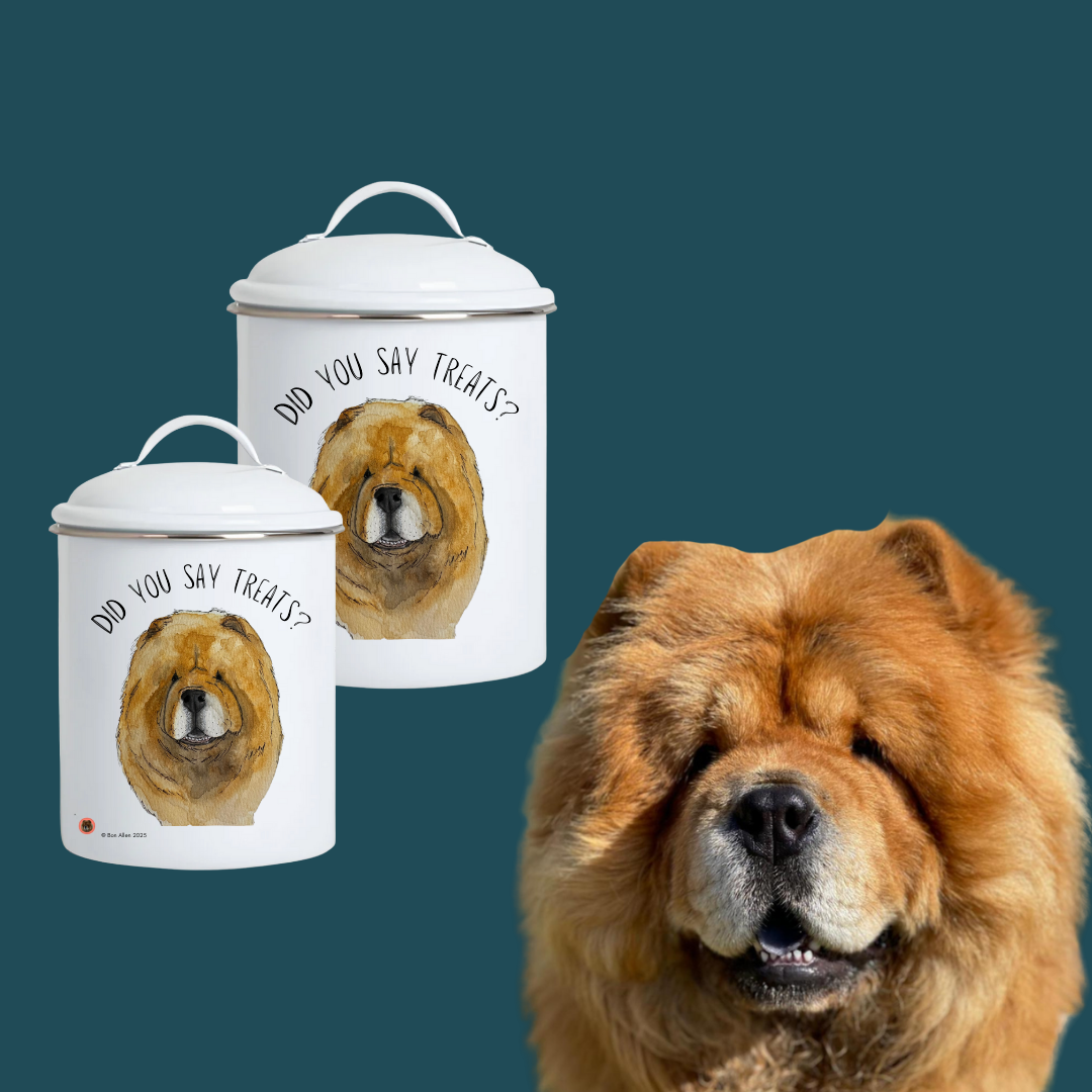 Chow Chow Treat Jar: Stylish Storage for Your Pup’s Snacks!