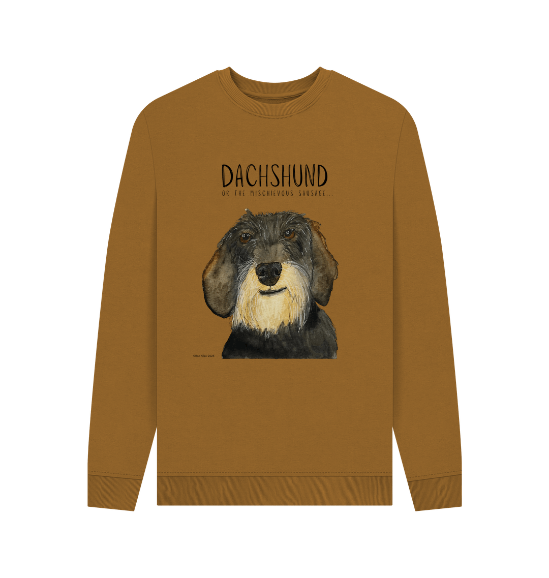 Brown Printed Sweater