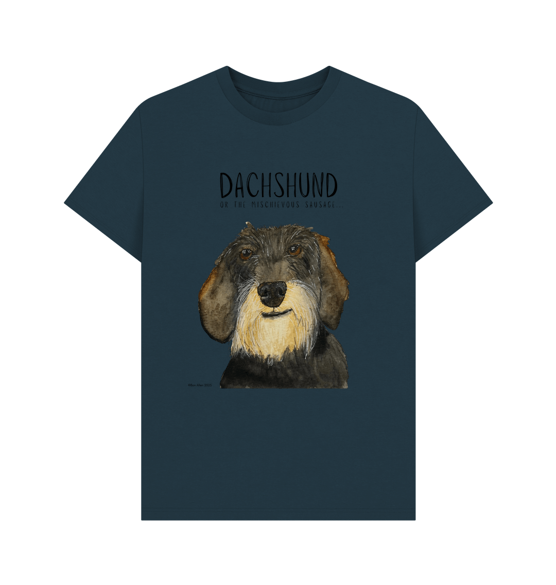 Denim Blue Printed T-shirt