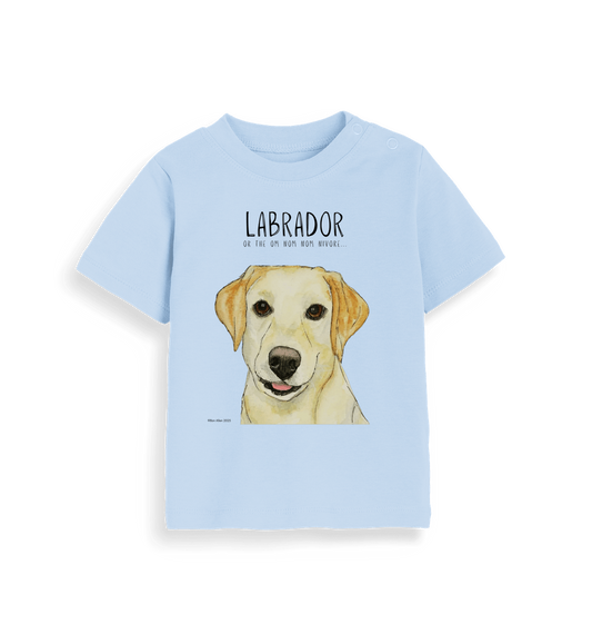 Dusty Blue Printed Kids T-Shirt