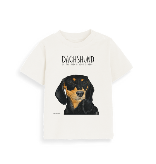 Organic Natural Printed Kids T-Shirt