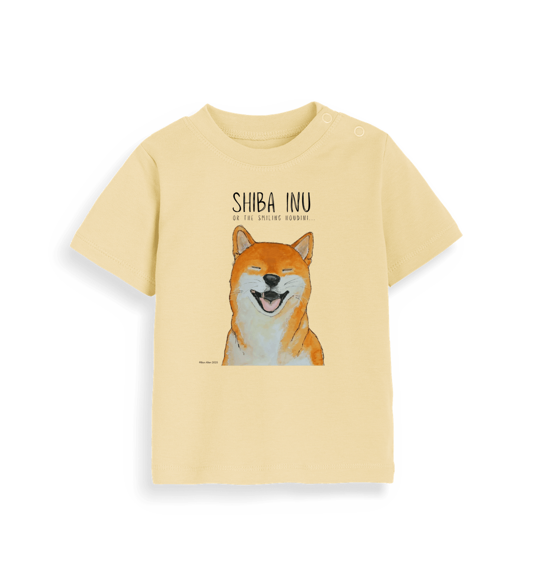 Soft Yellow Printed Kids T-Shirt