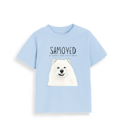 Dusty Blue Printed Kids T-Shirt