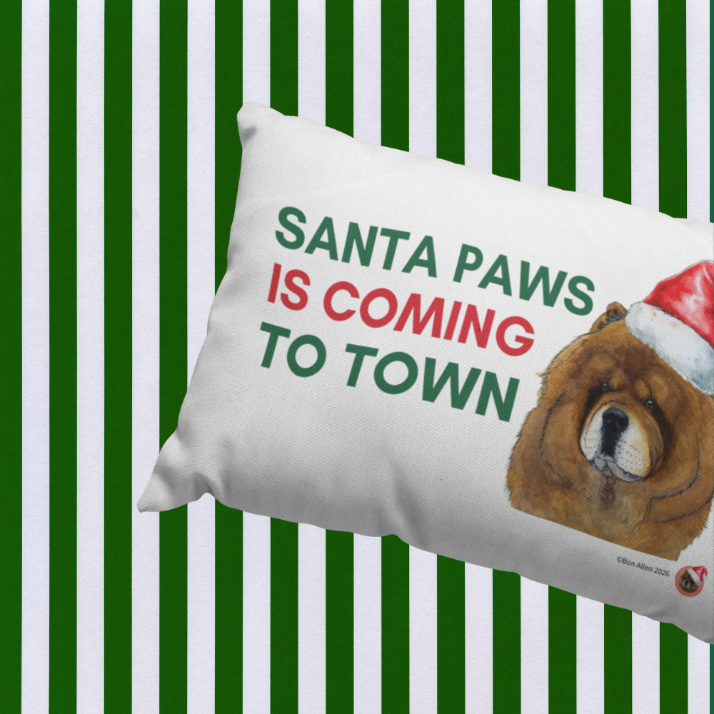 Personalised Linen Christmas Cushion Cover