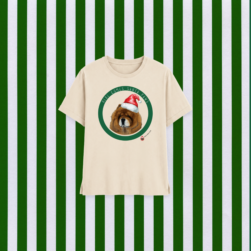 Personalised Women's Relaxed Fit Christmas T-Shirt
