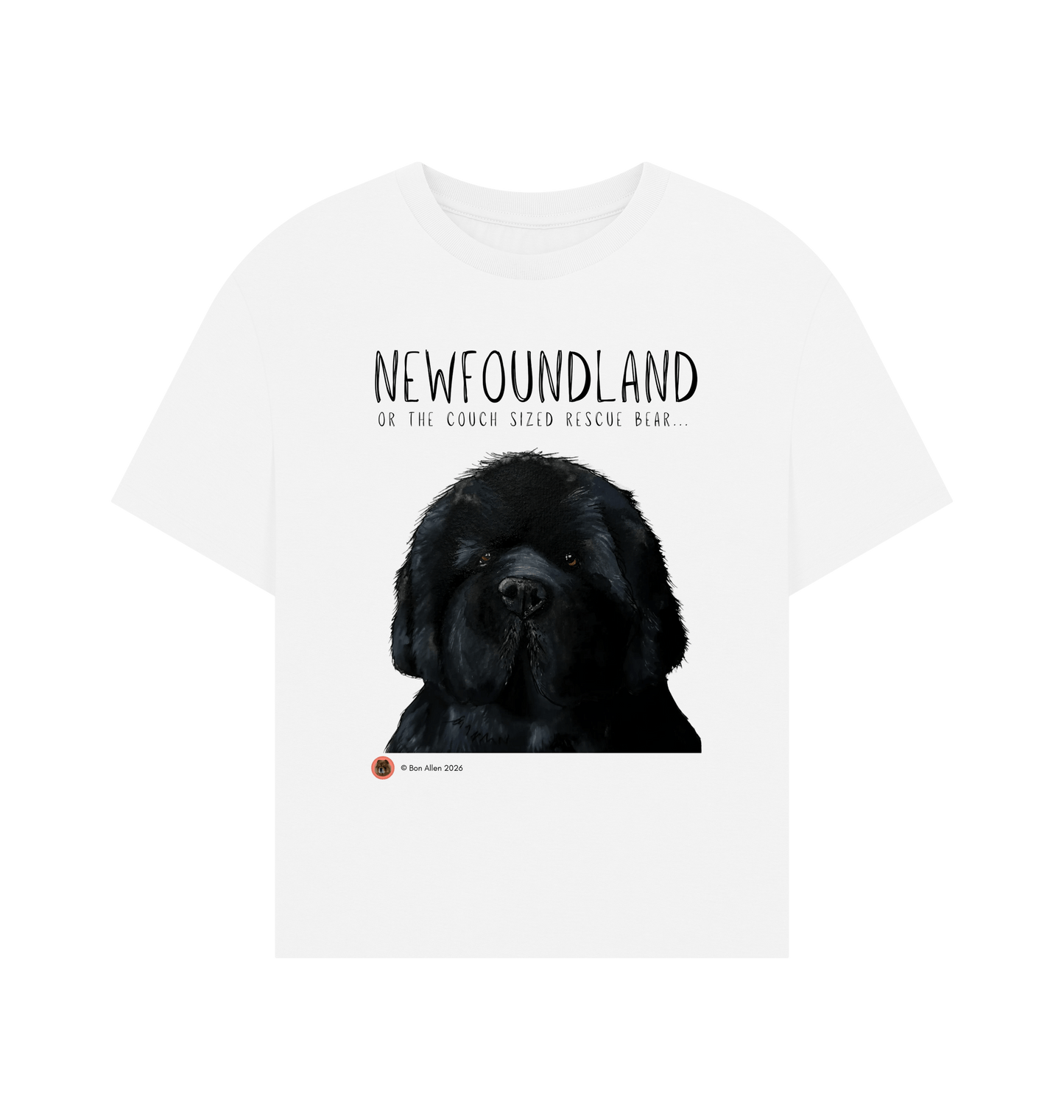 White Printed T-shirt Front