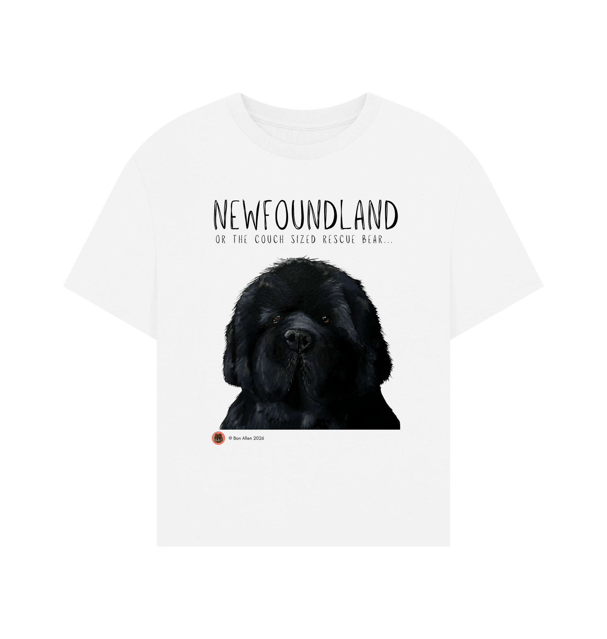 White Printed T-shirt Front