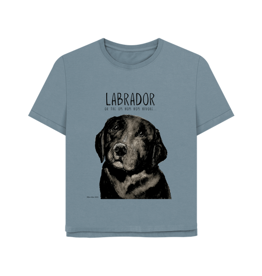 Stone Blue Printed T-shirt