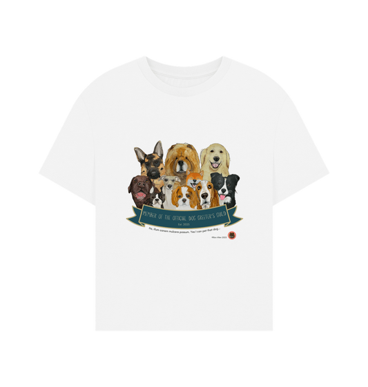White Printed T-shirt Front