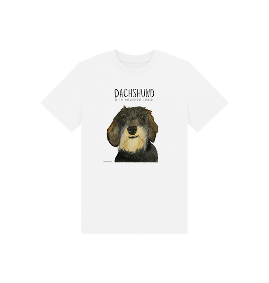 White Printed Kids T-Shirt