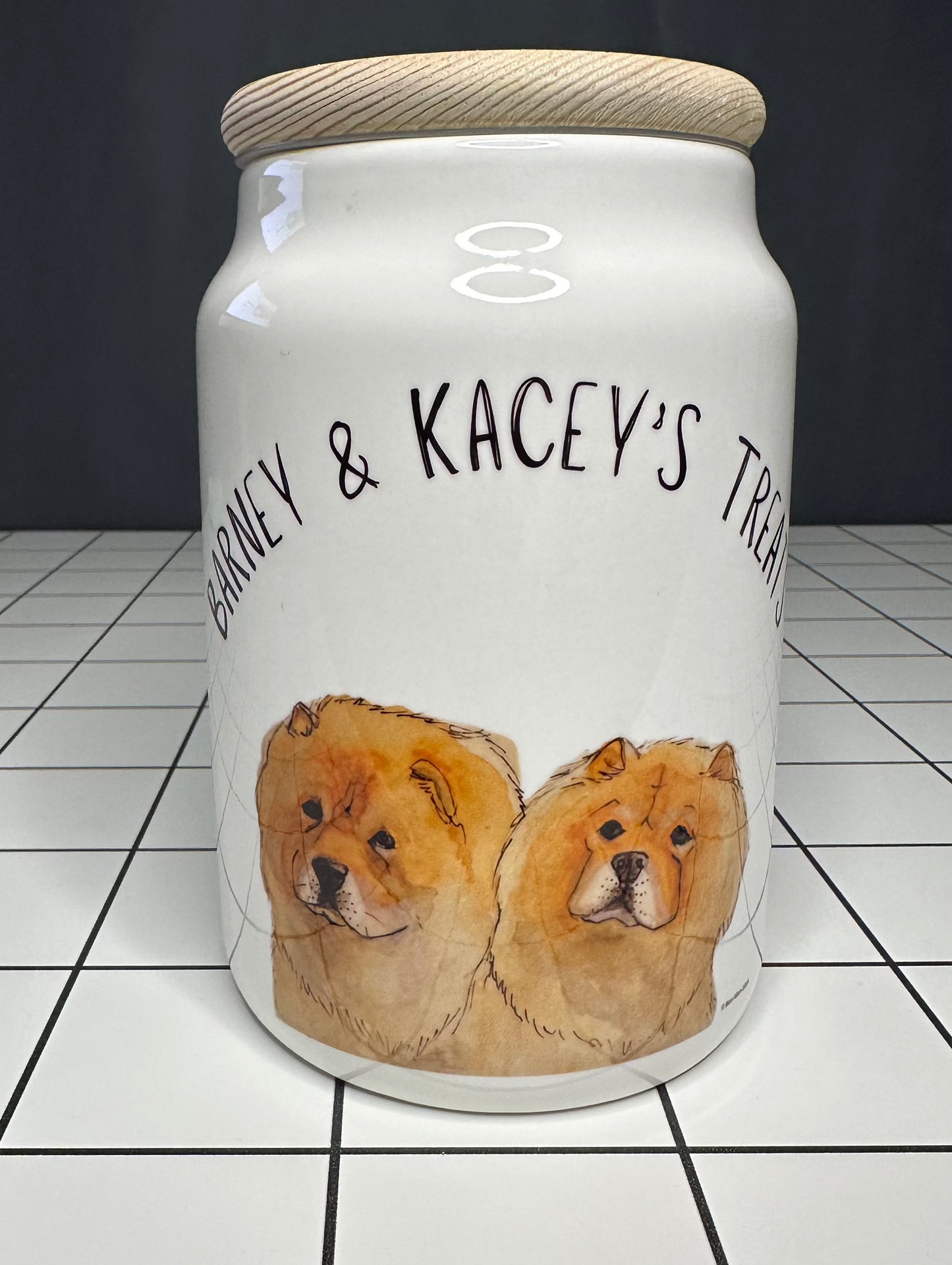 Personalised Dog Treat Jar: Stylish Storage for Your Pup’s Snacks!