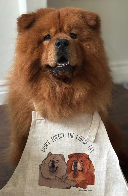 Personalised Pet Apron – Cheese Tax Enforcement Gear
