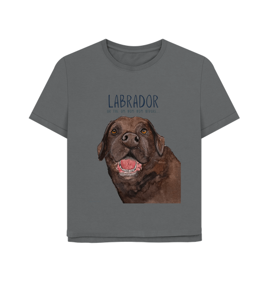Slate Grey Printed T-shirt