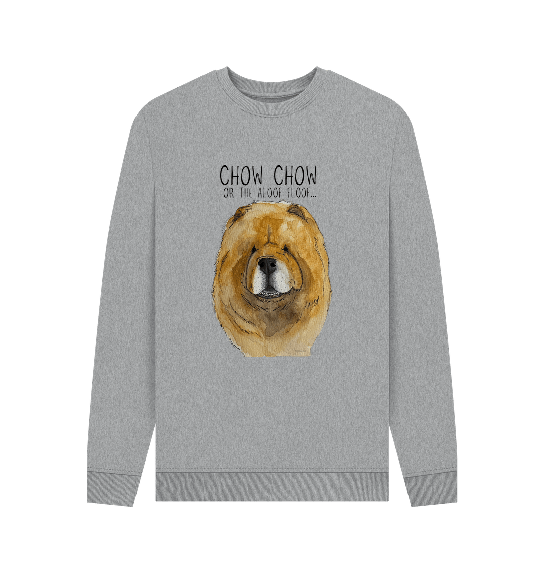 Light Heather Printed Sweater Front