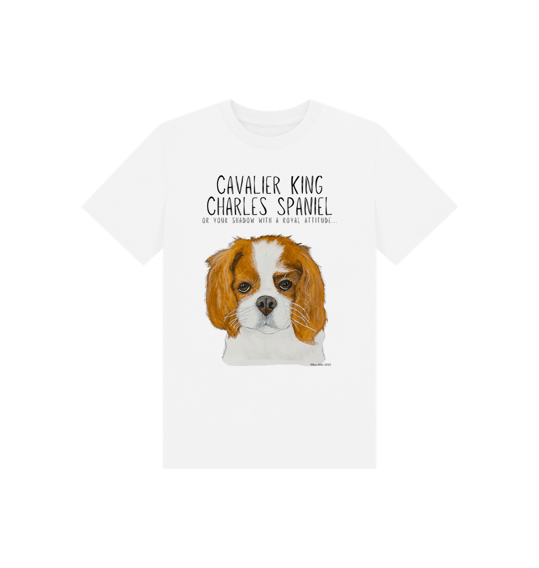 White Printed Kids T-Shirt