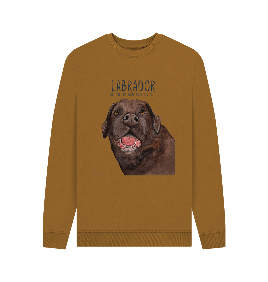 Brown Printed Sweater