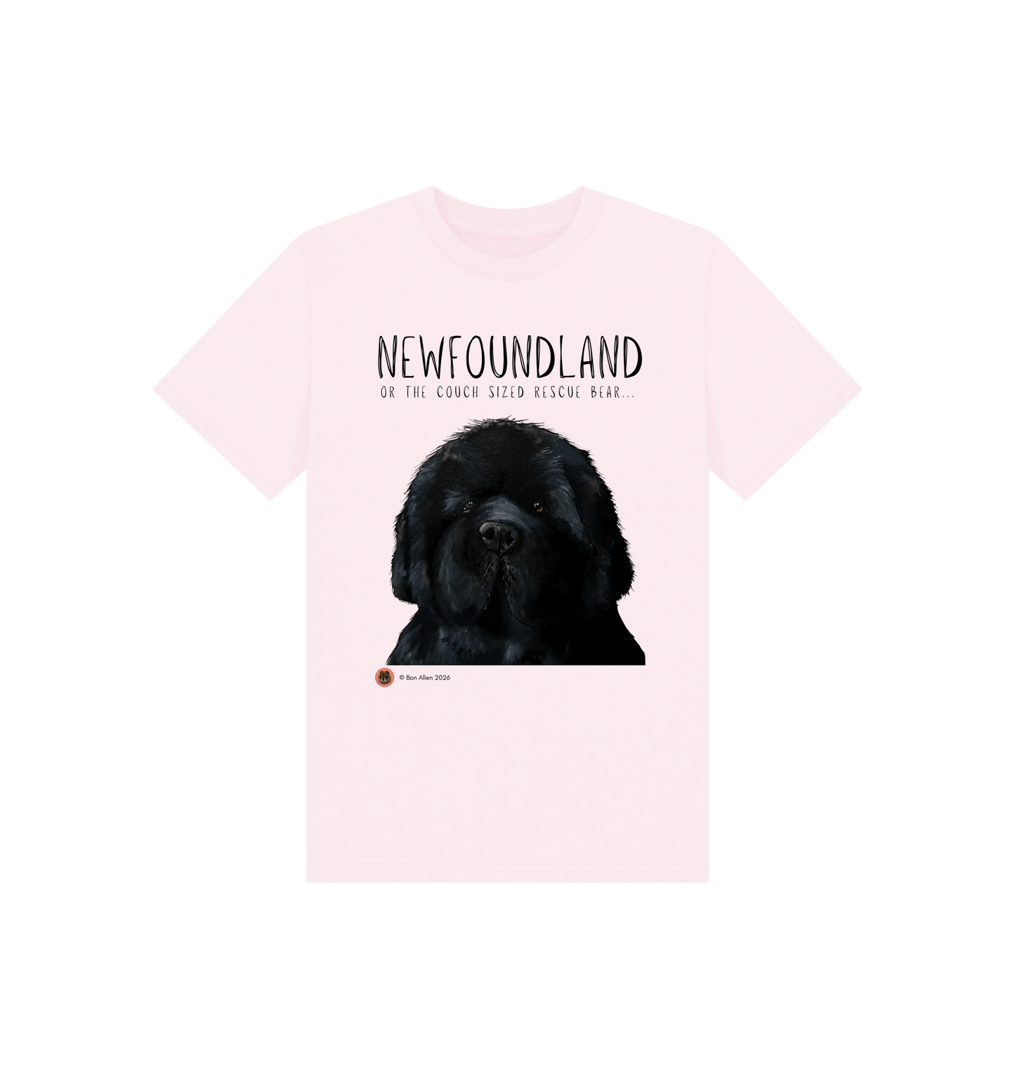 Pink Printed Kids T-Shirt Front