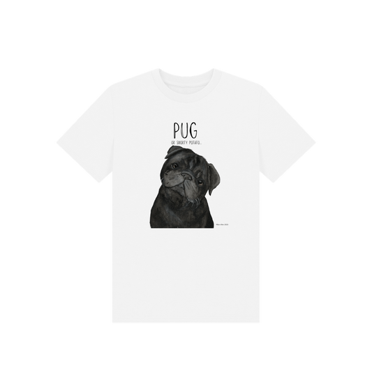 White Printed Kids T-Shirt