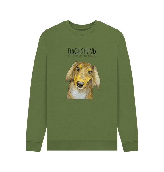 Khaki Printed Sweater